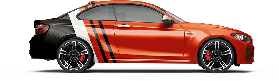 Call-to-action car silhouette